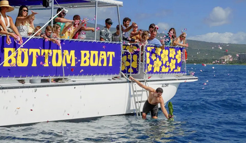 Private Glass Bottom Boat Charter Hawaii Glass Bottom Boats