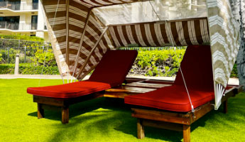 Sun Bed Cabana Rental Royal Hawaiian Beach Services