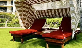 Sun Bed Cabana Rental Royal Hawaiian Beach Services