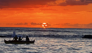 Traditional Canoe Ride Royal Hawaiian Beach Services